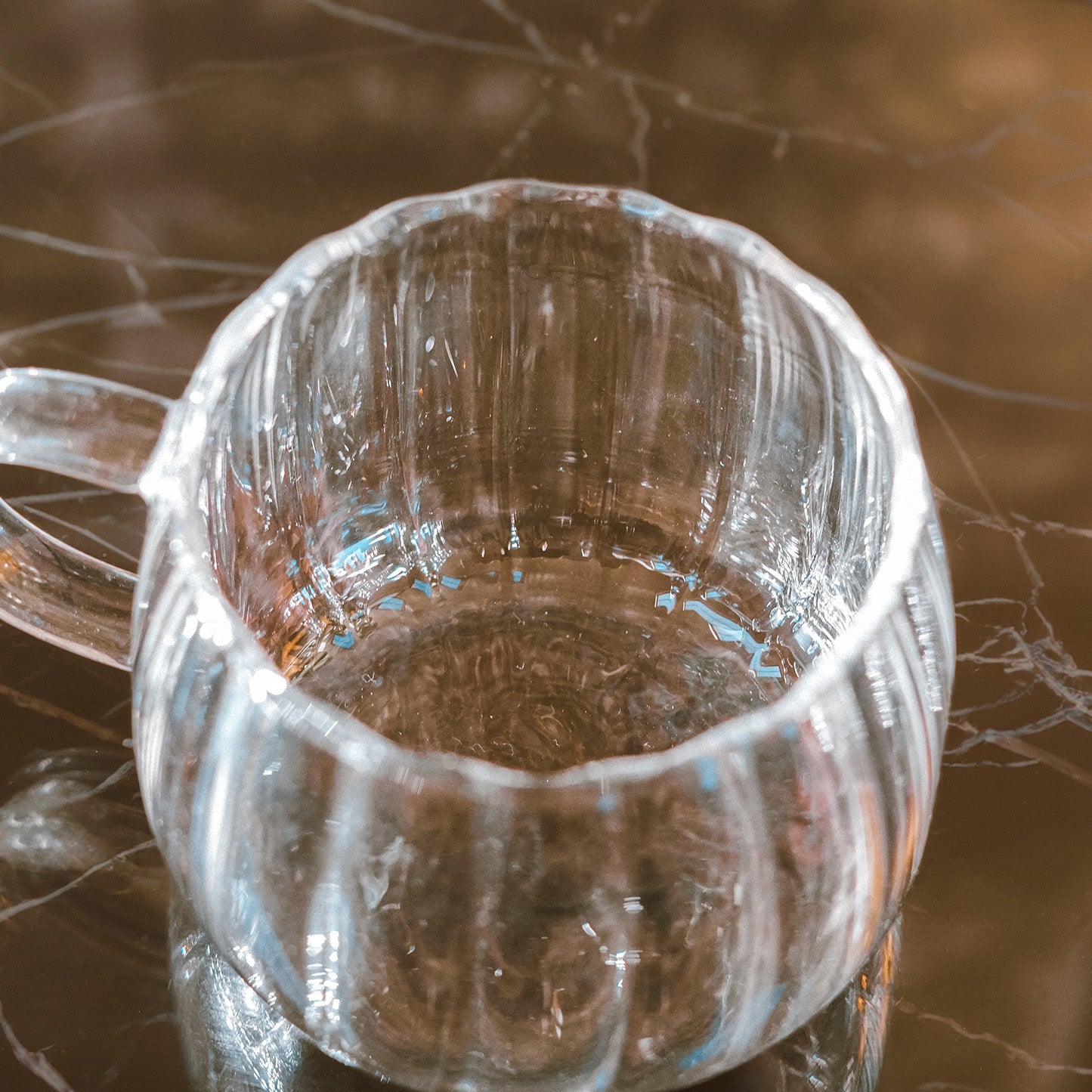 Boipeba Striped Glass Mug