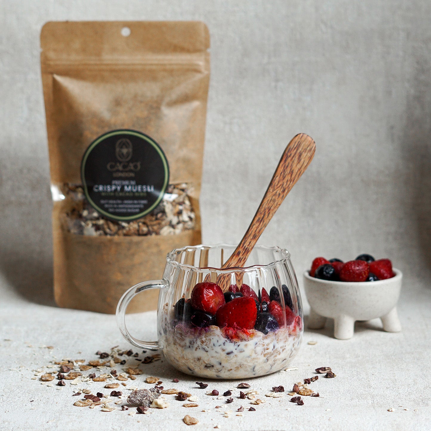 Crispy Muesli with Cacao Nibs
