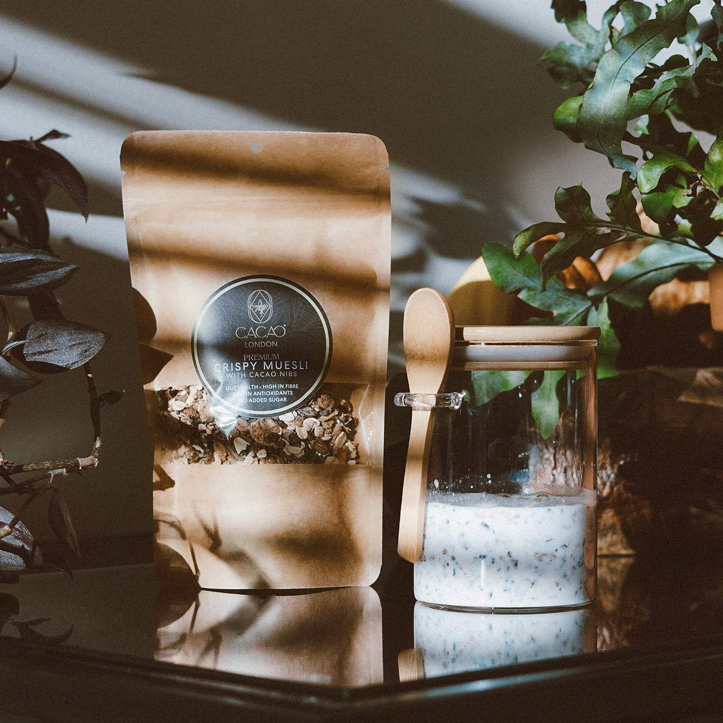 Marau Airtight Jar with Bamboo Lid & Spoon