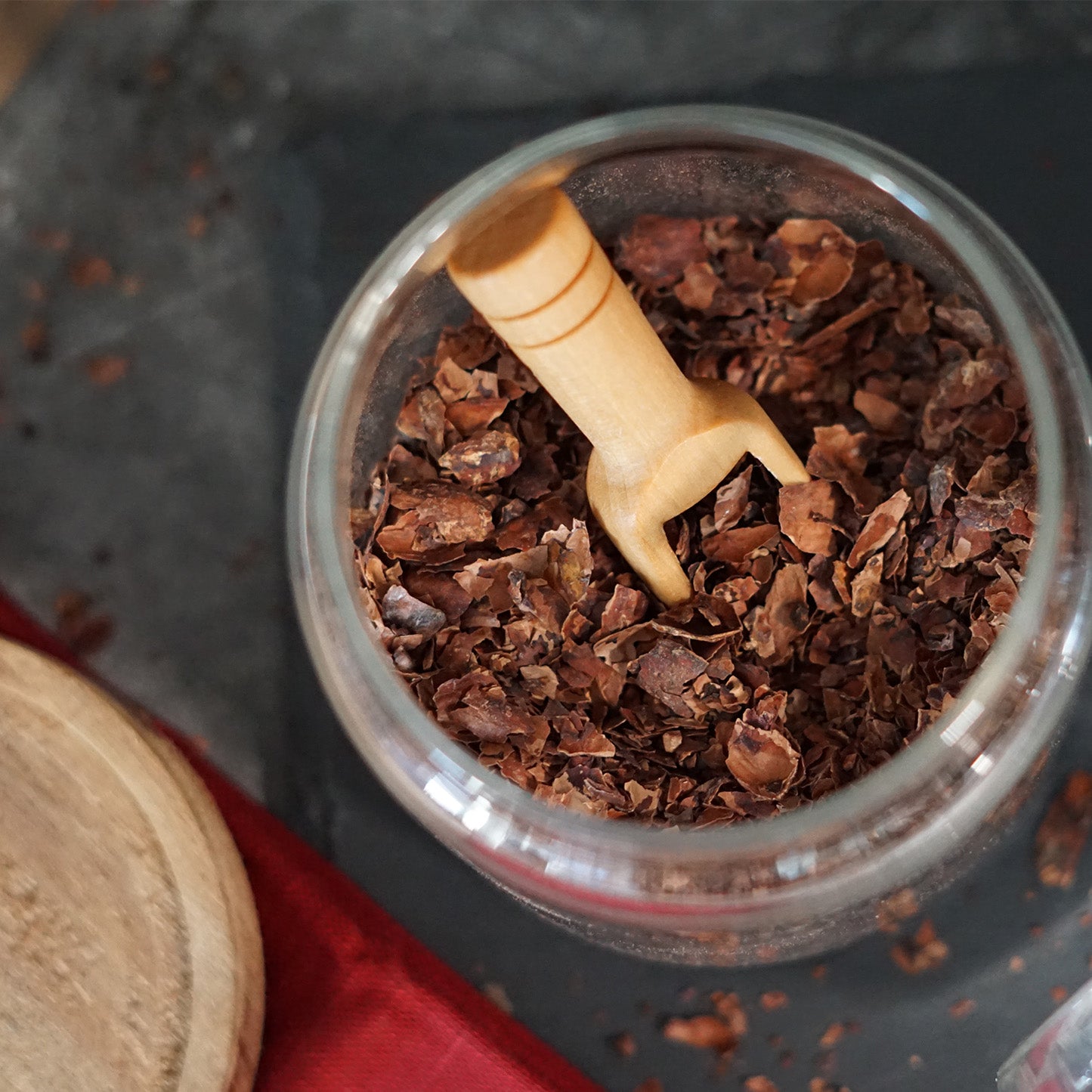 Mini Wooden Scoop