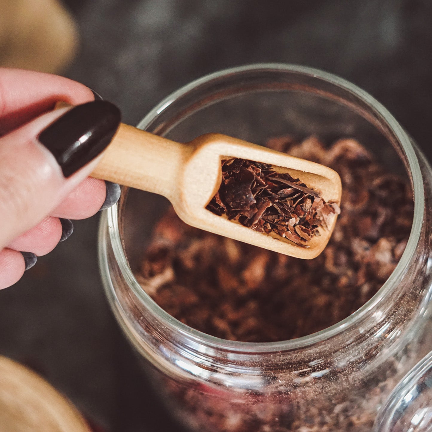 Mini Wooden Scoop