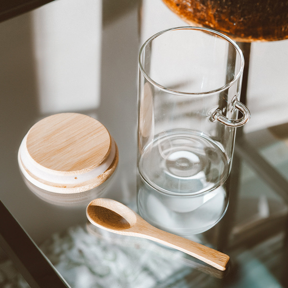 Marau Airtight Jar with Bamboo Lid &amp; Spoon