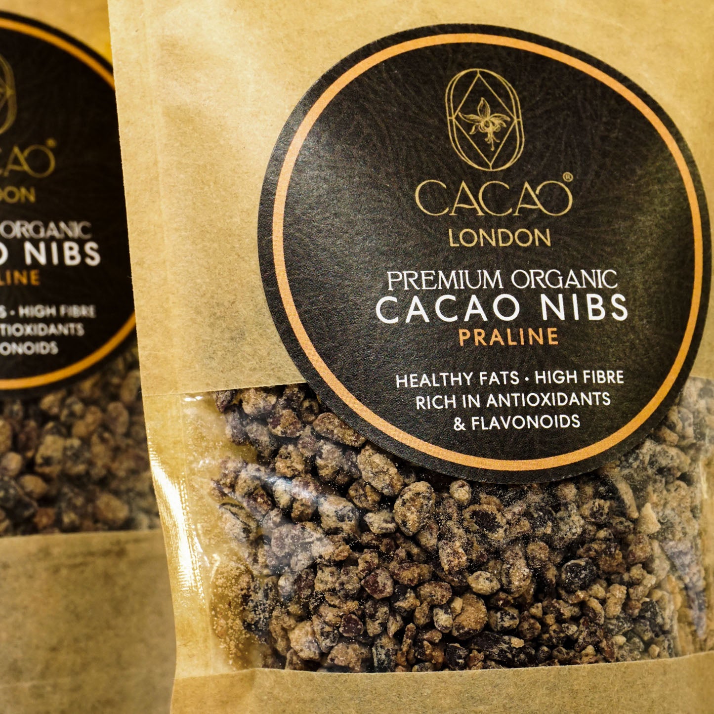 Organic Cacao Nibs Praline