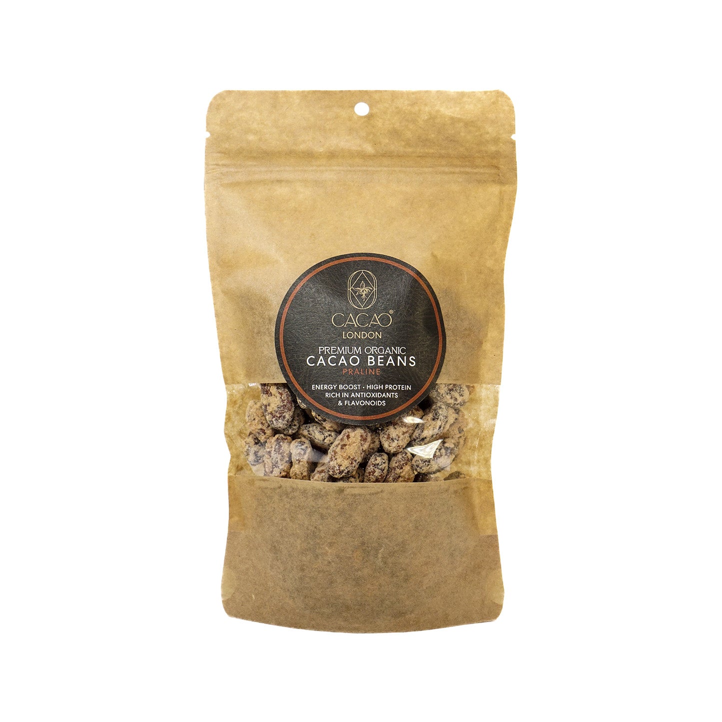 Organic Cacao Beans Praline