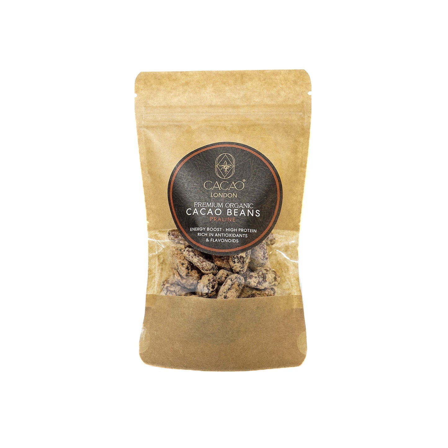 Organic Cacao Beans Praline